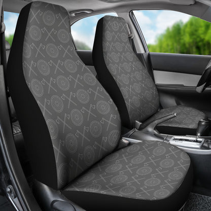 Vikings Print Design LKS303 Car Seat Covers