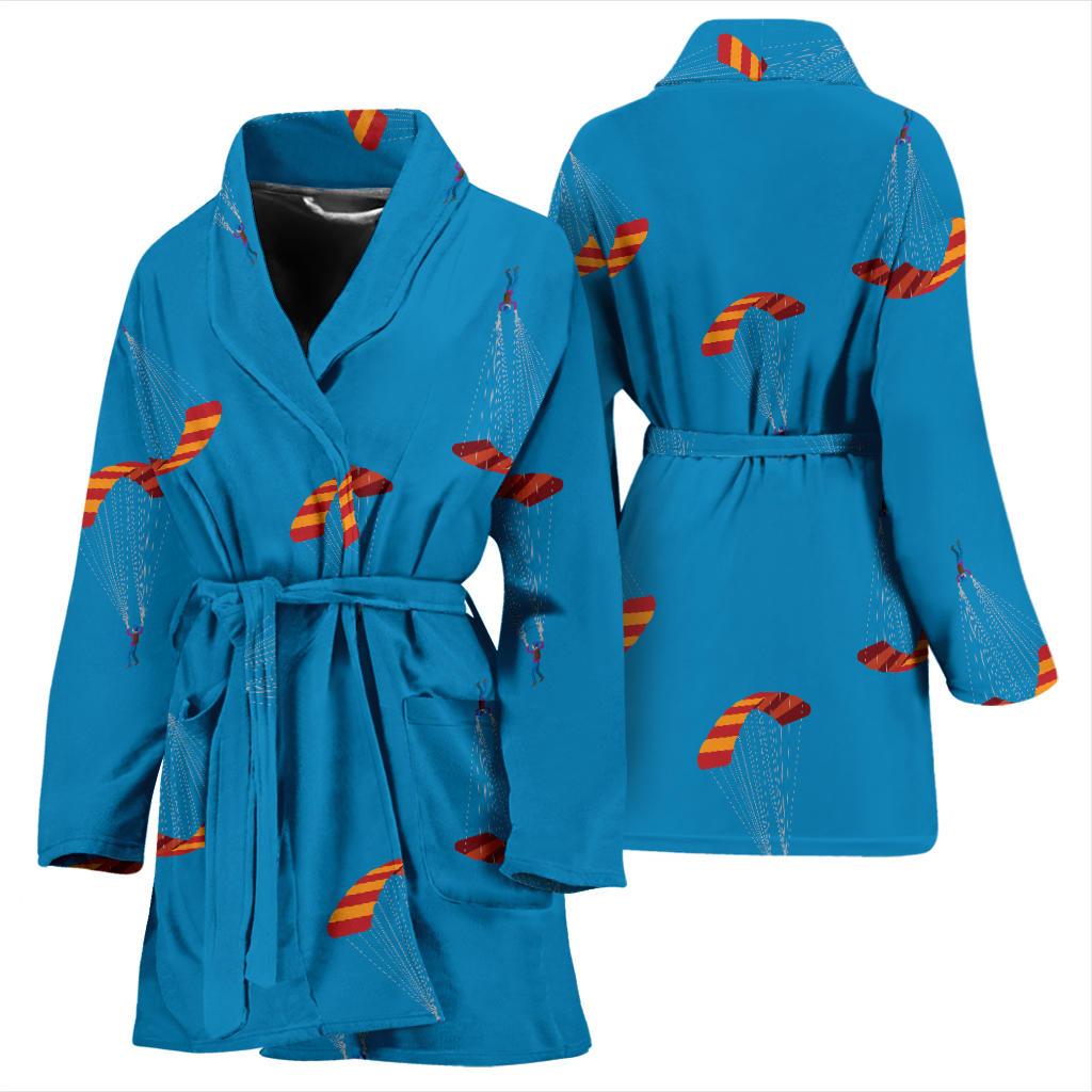 Paratrooper Pattern Print Design A01 Women Bathrobe