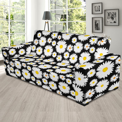 Daisy Pattern Print Design 01 Sofa Slipcover