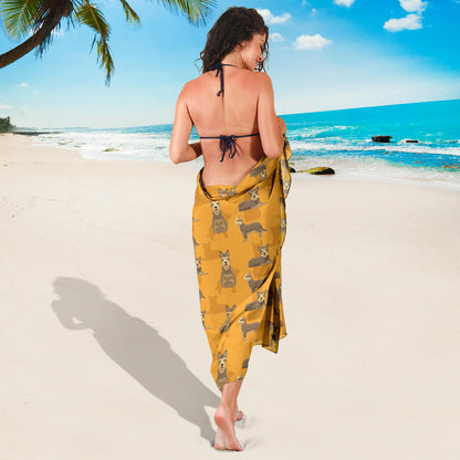 Berger Picard Pattern Print Design 01 Sarong Pareo Wrap