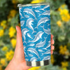 Dolphin Cute Print Pattern Tumbler