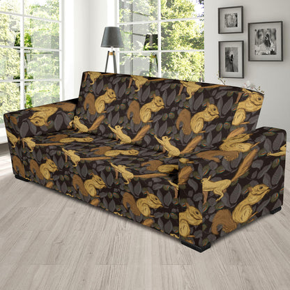 Squirrel Print Design LKS309 Sofa Slipcover