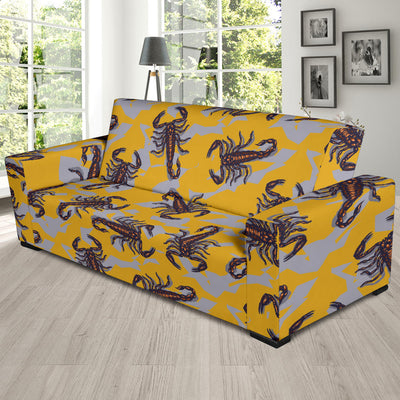 Scorpion Pattern Print Design 01 Sofa Slipcover