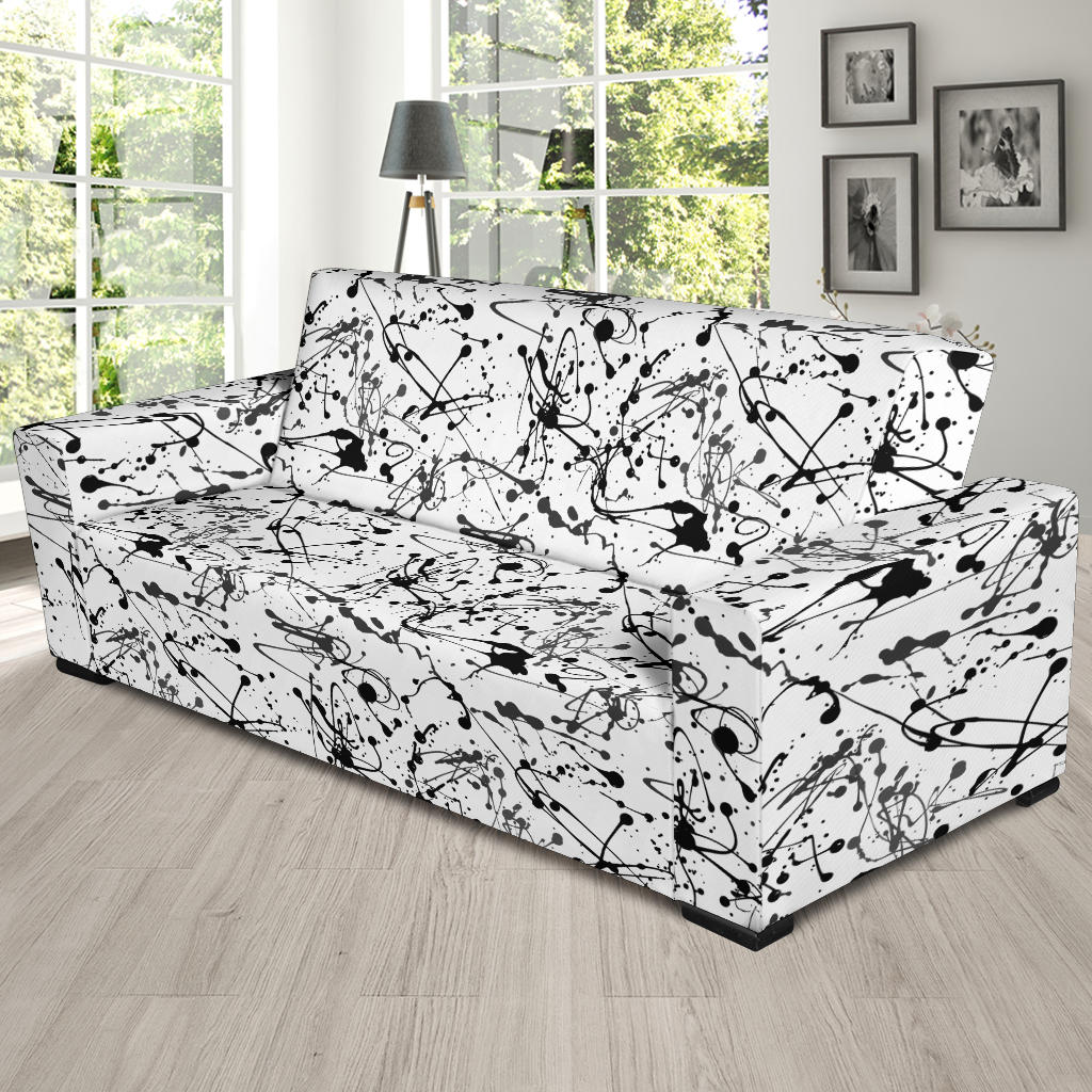 Splatter Print Design LKS305 Sofa Slipcover