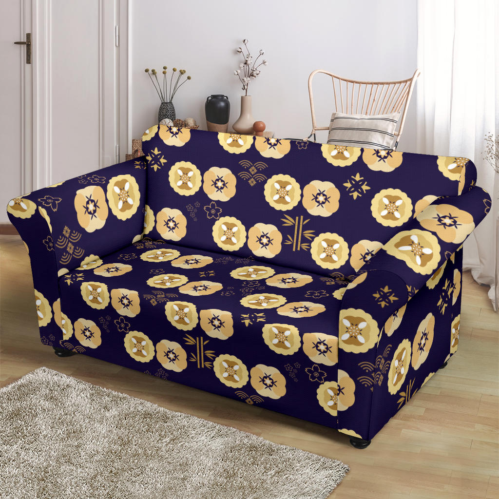 Sakura Print Design LKS303 Loveseat Couch Slipcover