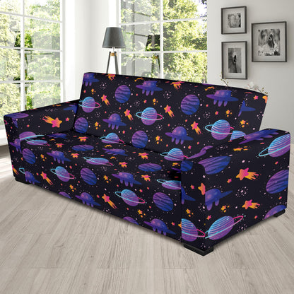UFO Star Galaxy Print Design LKS308 Sofa Slipcover