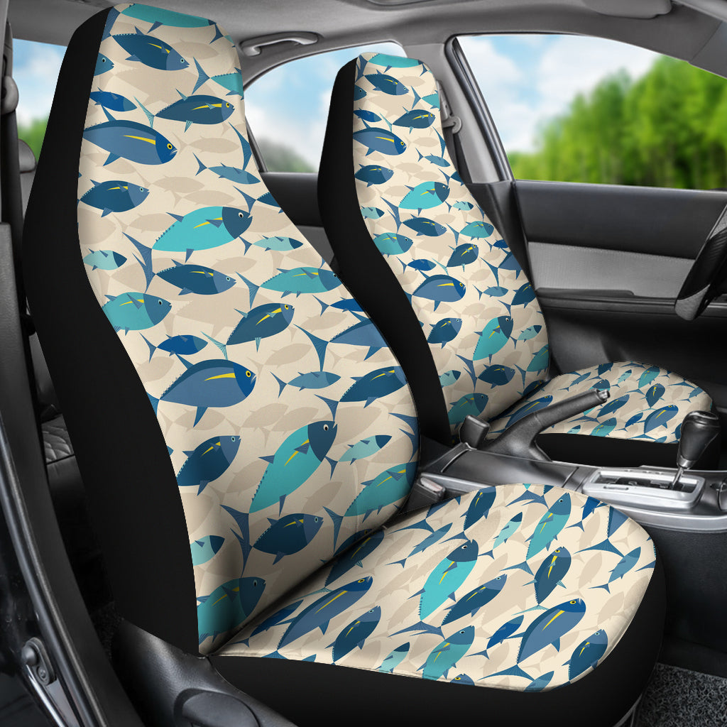 Tuna Fish Print Design LKS302 Car Seat Covers