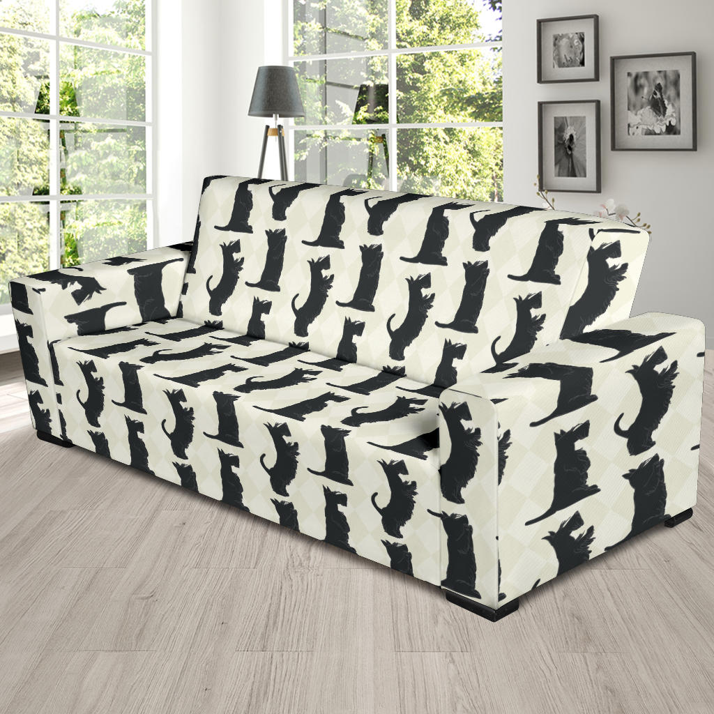 Scottish Terriers Print Design LKS309 Sofa Slipcover