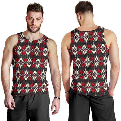 Southwestern Pattern Men Tank Top