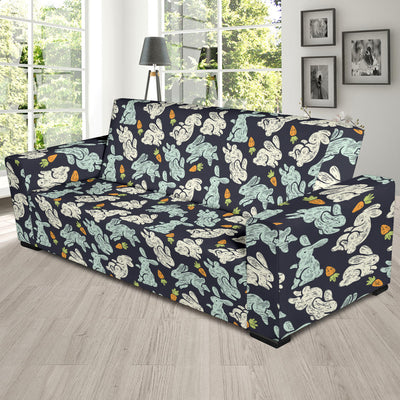 Bunny Pattern Print Design 04 Sofa Slipcover