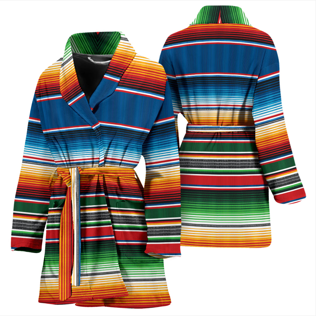 Serape Print Design LKS303 Women Bathrobe