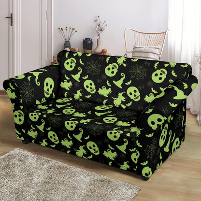 Witch Halloween Print Design LKS306 Loveseat Couch Slipcover