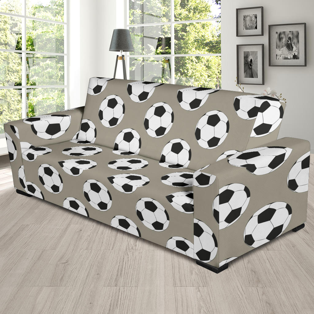 Soccer Ball Print Design LKS302 Sofa Slipcover