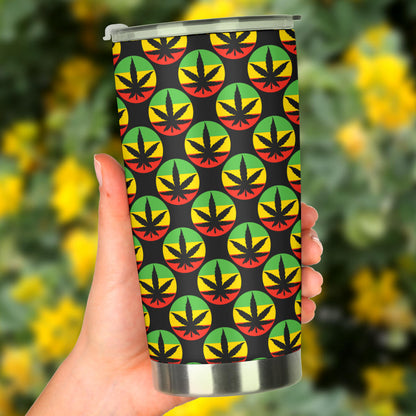 Rasta Reggae Color Design Tumbler