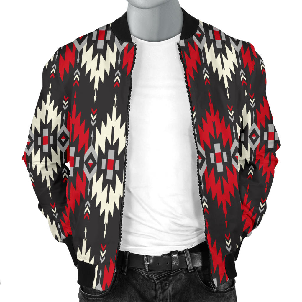 Southwestern Pattern Men Bomber Jacket