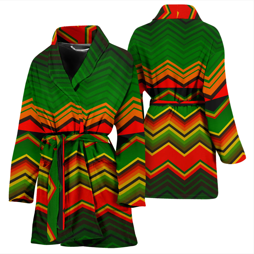 Serape Print Design LKS306 Women Bathrobe