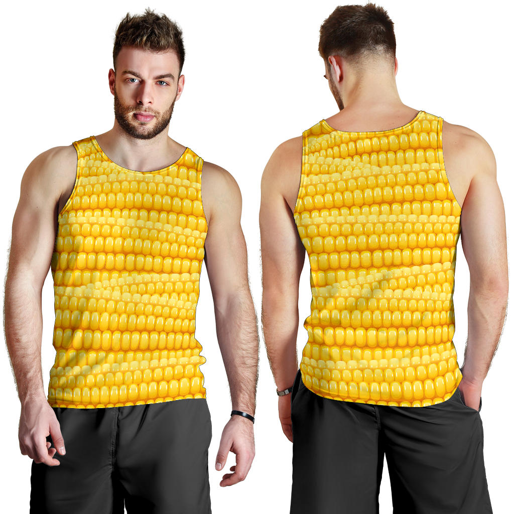 Agricultural Corn cob Pattern Men Tank Top