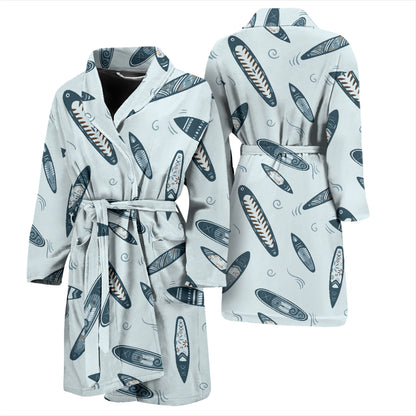 Surfboard Print Design LKS306 Men Bathrobe