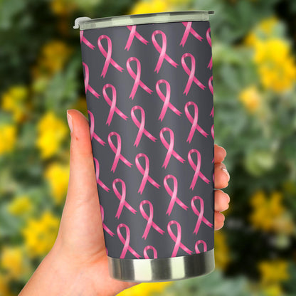 Breast Cancer Awareness Pattern Tumbler