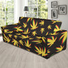 Pot Leaf Pattern Print Design A02 Sofa Slipcover