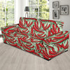 Chilli Pepper Pattern Print Design 04 Sofa Slipcover