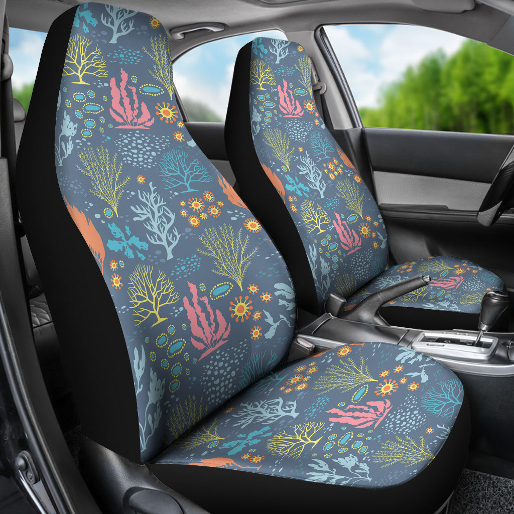 Seaweed Print Design LKS304 Car Seat Covers