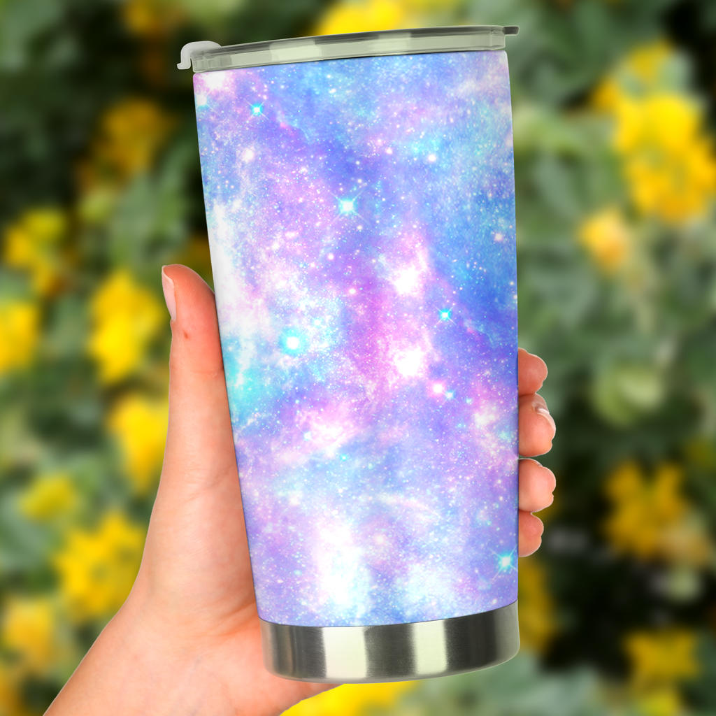 Galaxy Stardust Pastel Color Print Tumbler