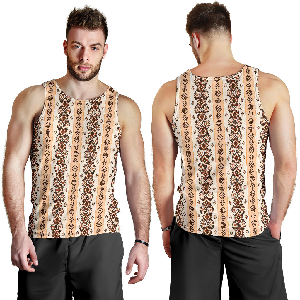 Native Classic Pattern Print Men Tank Top