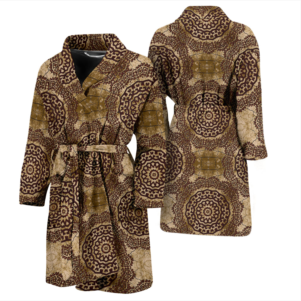 Ancient Greek Symbol Print Design LKS309 Men Bathrobe