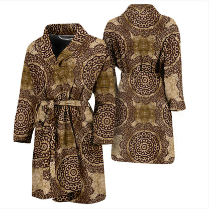 Ancient Greek Symbol Print Design LKS309 Men Bathrobe