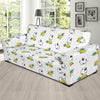 Bull Terriers Pattern Print Design 05 Sofa Slipcover