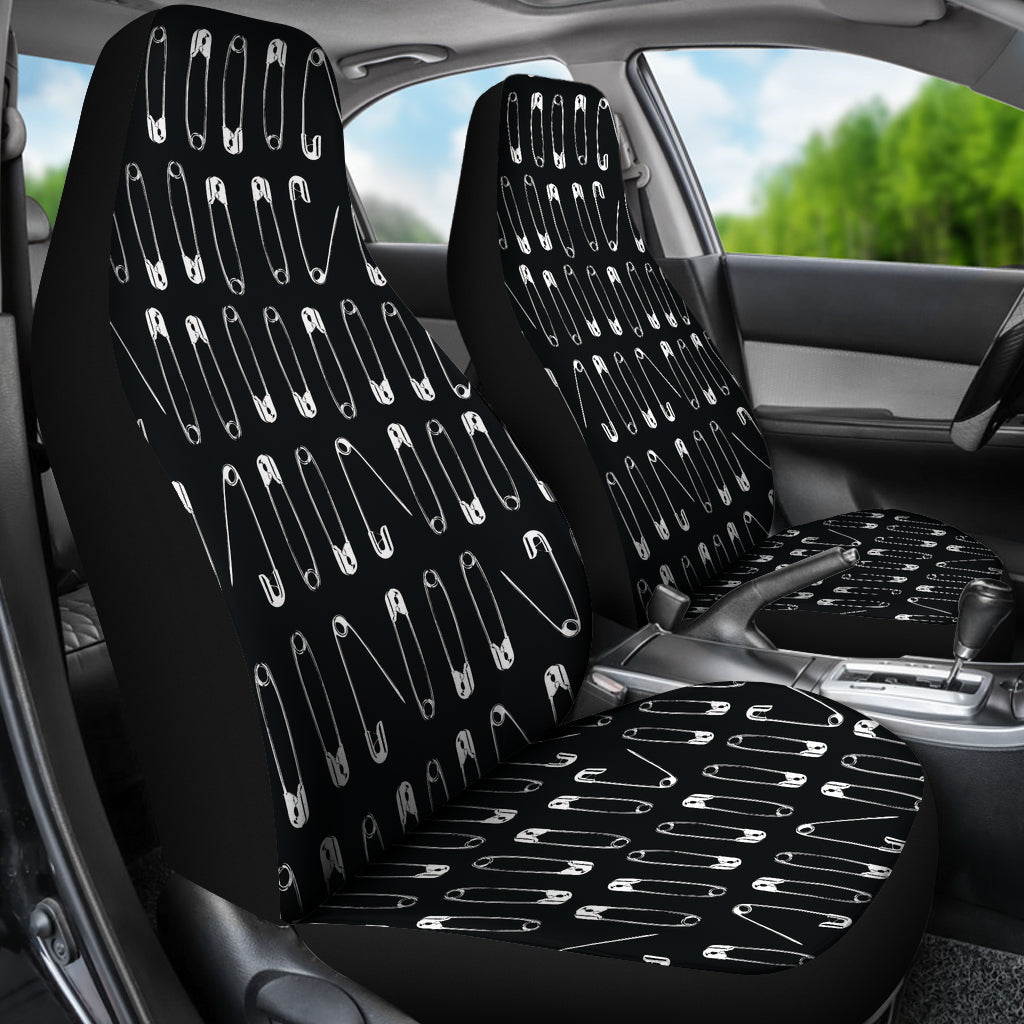 Safety Pin Print Design LKS302 Car Seat Covers