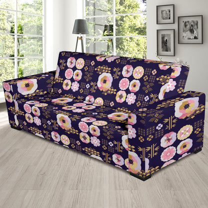 Sakura Japan Style Print Design LKS302 Sofa Slipcover