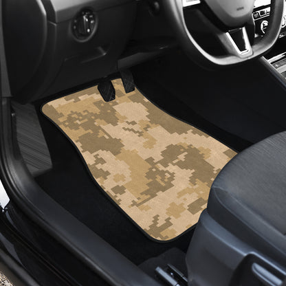 ACU Digital Desert Camouflage Car Floor Mats Front Back