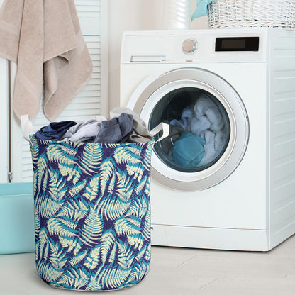 Fern Leave Summer Print Pattern Laundry Basket