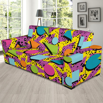 80s Pattern Print Design 1 Sofa Slipcover