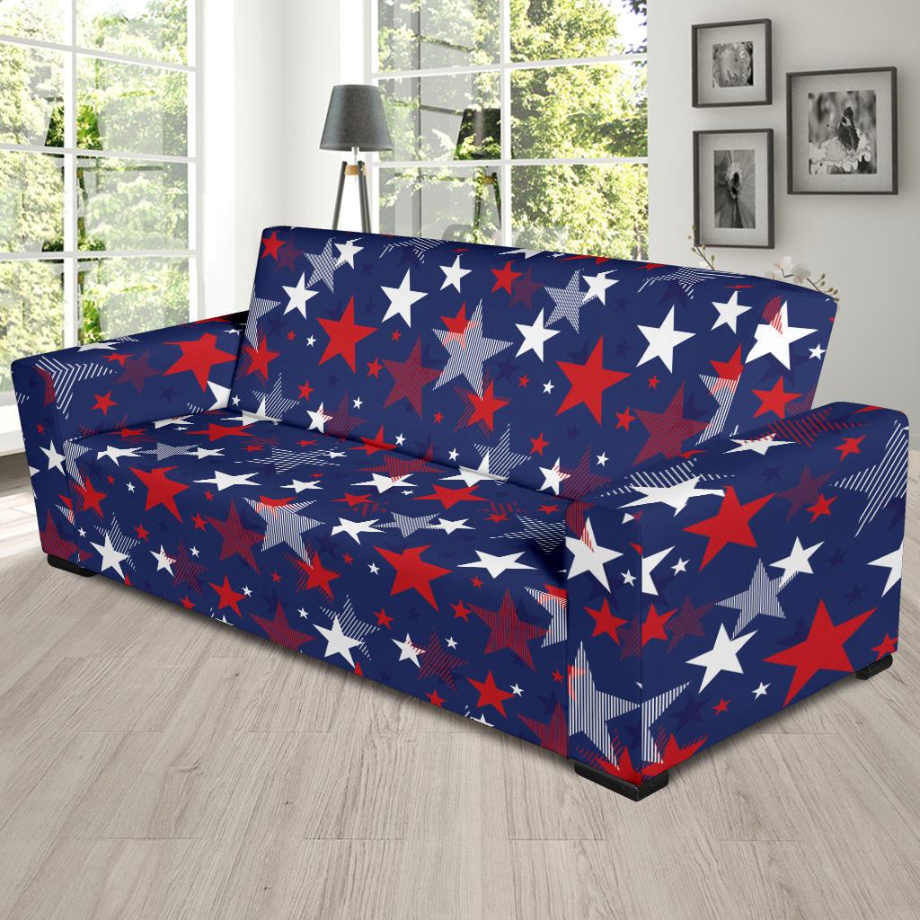 Star Print Design LKS304 Sofa Slipcover