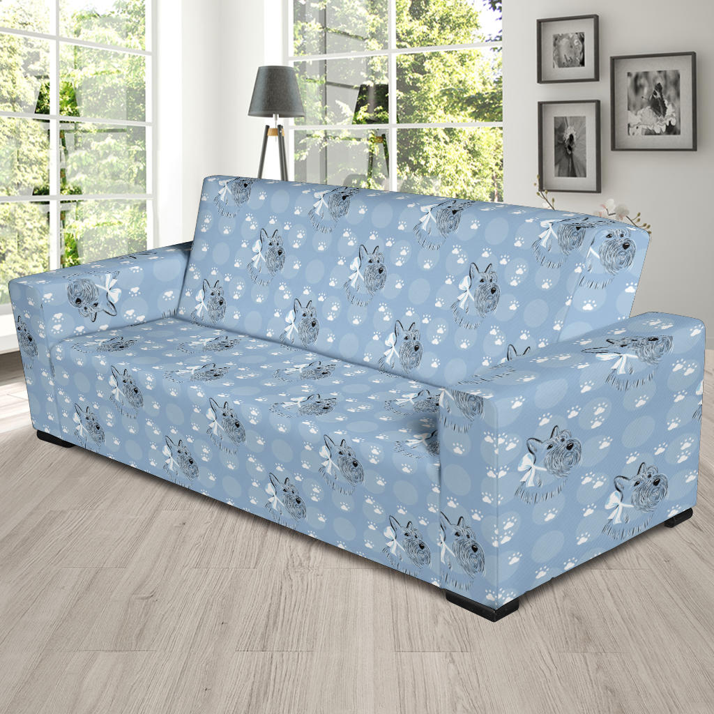 Scottish Terriers Print Design LKS308 Sofa Slipcover