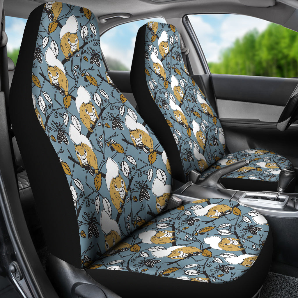 Squirrel Print Design LKS305 Car Seat Covers