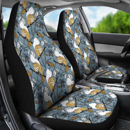 Squirrel Print Design LKS305 Car Seat Covers