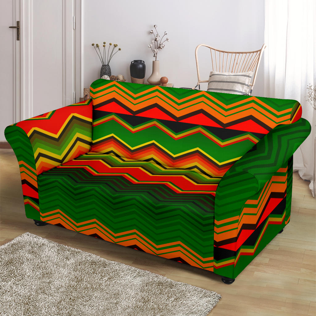 Serape Print Design LKS306 Loveseat Couch Slipcover