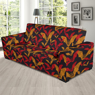 Bat Pattern Print Design 01 Sofa Slipcover