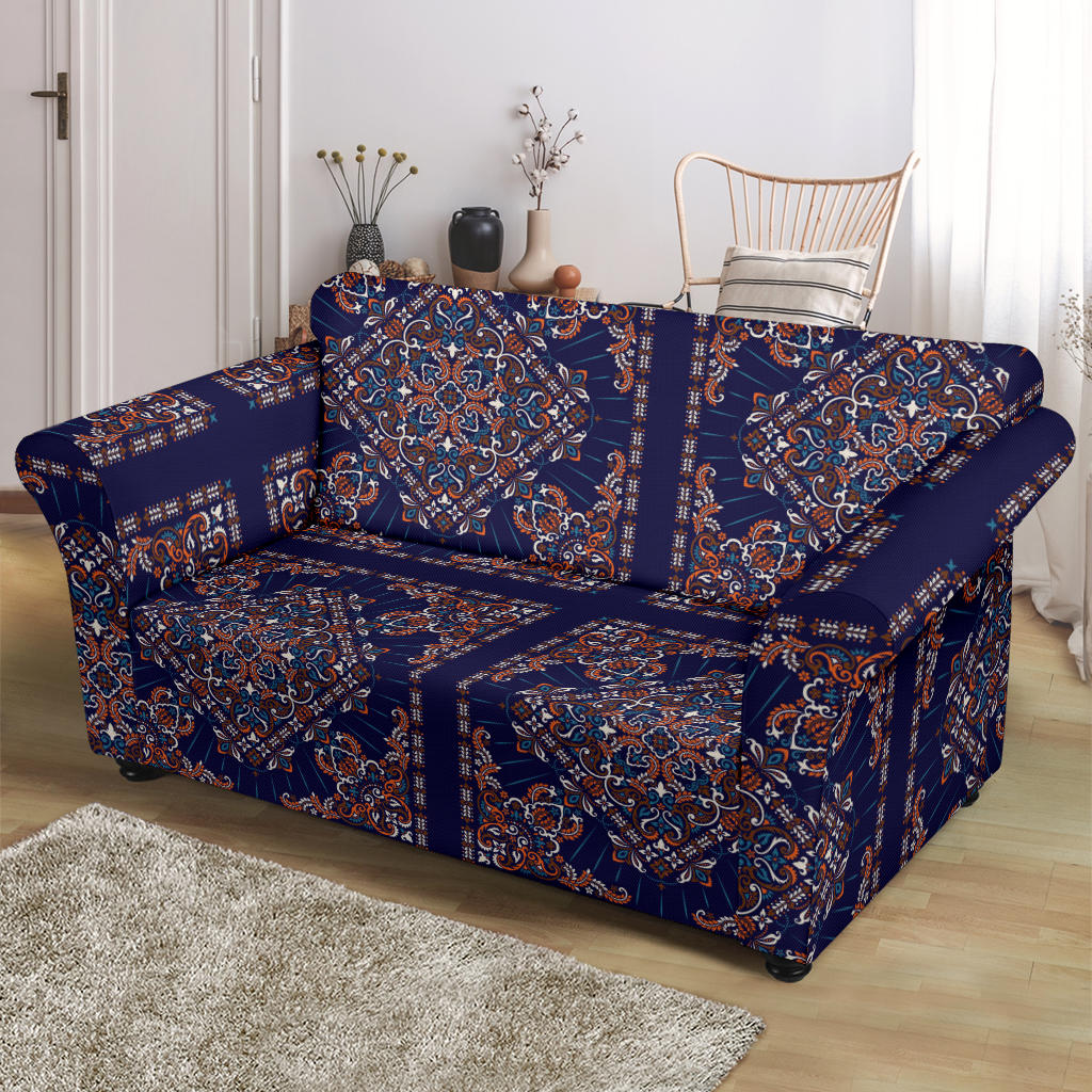 Bandana Print Design LKS3012 Loveseat Couch Slipcover
