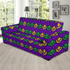 Mardi Gras Pattern Print Design 02 Sofa Slipcover