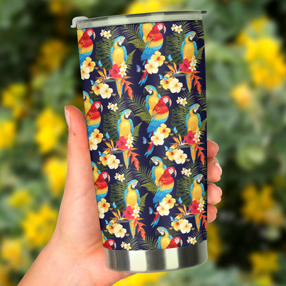 Parrot Themed Design Tumbler