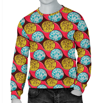 African Fashion Print Pattern Men Long Sleeve Sweatshirt
