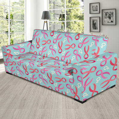 Breast cancer Pattern Print Design 03 Sofa Slipcover