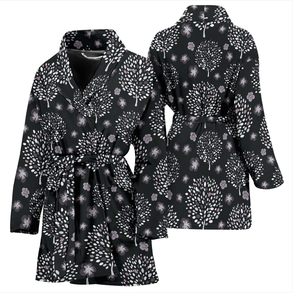 Tree Of Life Print Design LKS304 Women Bathrobe