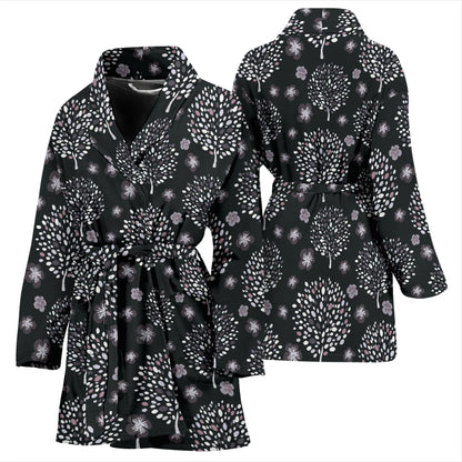 Tree Of Life Print Design LKS304 Women Bathrobe