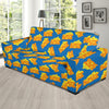 Cheese Pattern Print Design 05 Sofa Slipcover